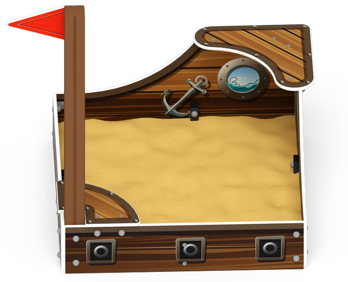 Песочница средняя Кораблик - ИО 5.03.01-02