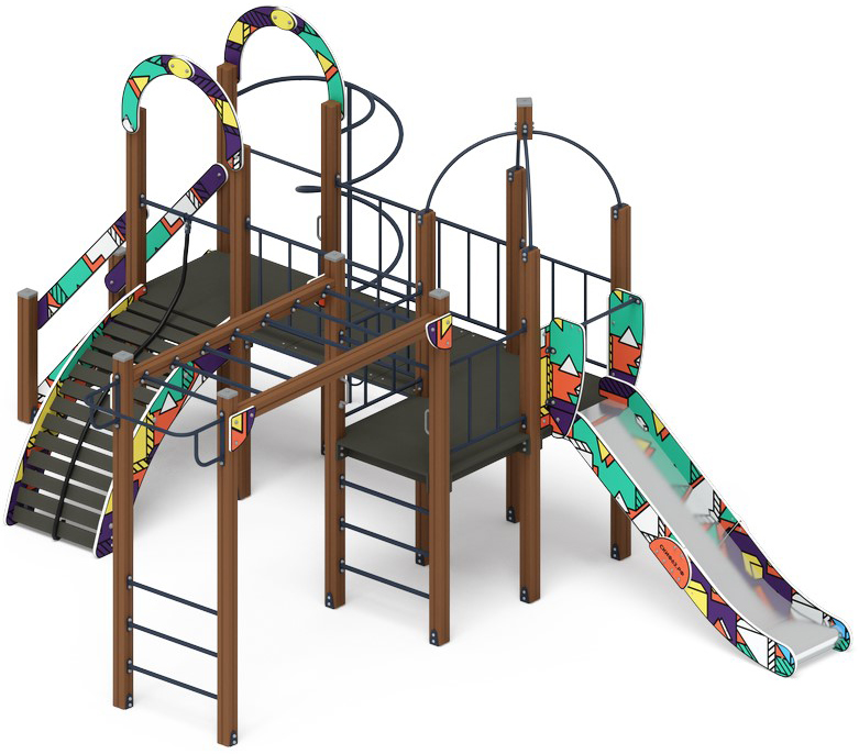 Навина (Геометрия) - ДИК 2.09.05-02 - Игровой комплекс H=1200