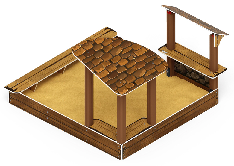 Песочный дворик (Коричневый) - ИО 6.01.01-02