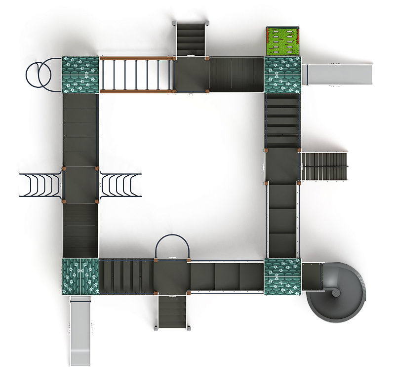 Остров детства (Город) - ДИК 2.01.8.02-01.И1 - Игровой комплекс H=1200 H=2000