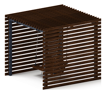 Пергола с диваном - МФ 78.01.01-01.И1 /без поликарбоната/