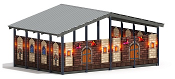 Теневой навес (Замок. Средневековый) - МФ 70.6.4-11