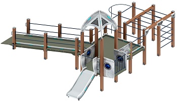 Забота Космопорт (серый) горка Н 750 ДОВ 20.14.02-02