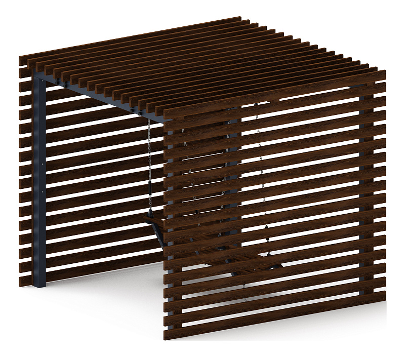 Пергола с диваном - МФ 78.01.01-01.И1 /без поликарбоната/