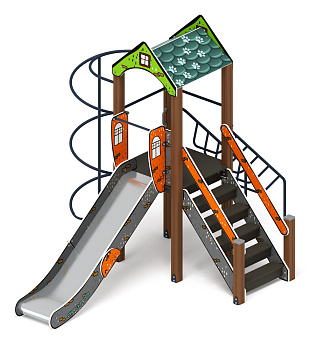 Играйте с нами (Город) - ДИК 2.01.1.04-01 - Игровой комплекс H=1200