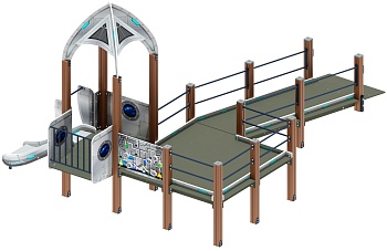 Забота Космопорт (серый) горка Н 750 ДОВ 20.14.03-02