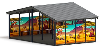 Теневой навес (Сафари) - МФ 70.6.4-10