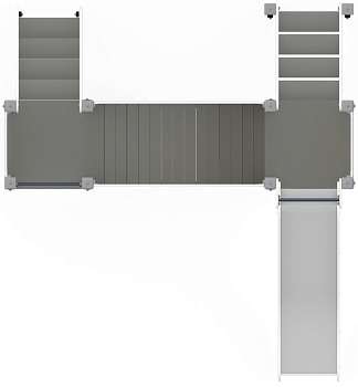 Карапуз (Эко) - ДИК 1.001.01-02 - Игровой комплекс Н=900