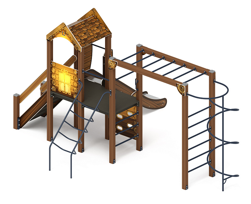 Играйте с нами (ЭКО) - ДИК 2.01.1.08-02 - Игровой комплекс H=1200