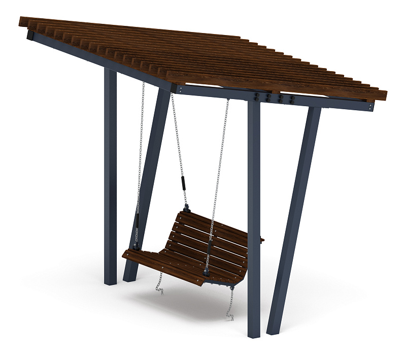 Пергола с диваном - МФ 78.03.01-01.И1 /без поликарбоната/