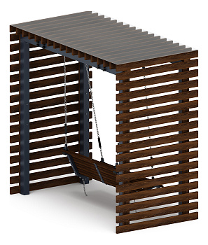 Пергола с диваном - МФ 78.01.02-И1 /с поликарбонатом/