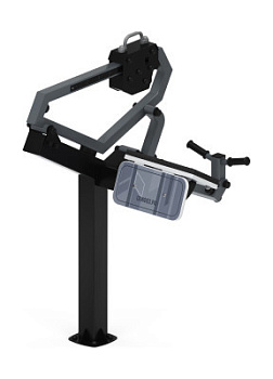 Бицепс стоя (серый) - Уличный тренажер - СТ 035-13.И1