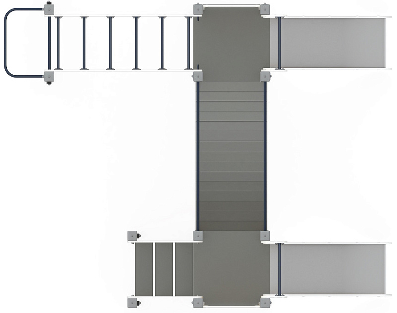 Карапуз (Эко) - ДИК 1.001.04-02 - Игровой комплекс Н=750