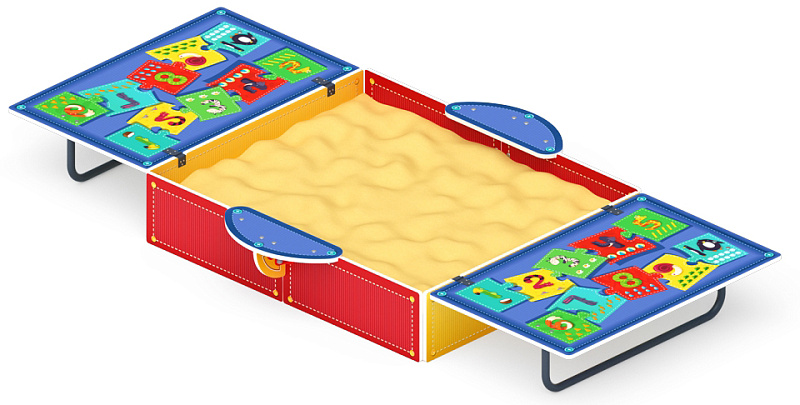 Песочница с крышкой средняя (Арифметика) - ИО 5.01.11-07