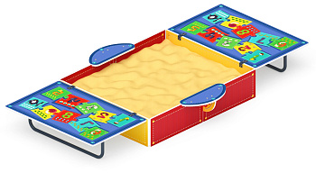 Песочница с крышкой средняя (Арифметика) - ИО 5.01.11-07