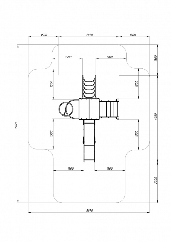 Играйте с нами (ЭКО) - ДИК 2.01.1.04-02 - Игровой комплекс H=1200