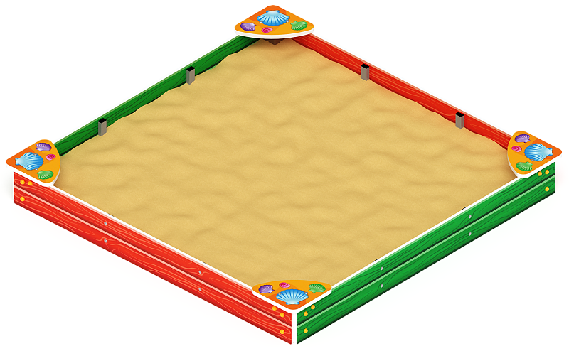 Песочница большая (Ракушки) - ИО 5.01.03-01