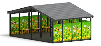 Теневой навес (Пчёлка) - МФ 70.6.4-05