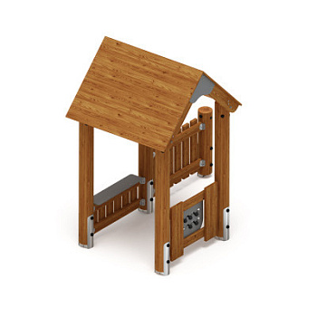 Домик (Лиственница темный) МФ 10.24.02-Л.И1.01