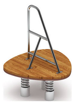 Качалка на пружине  (Лиственница темный) ИО 23.24.02-01.И1