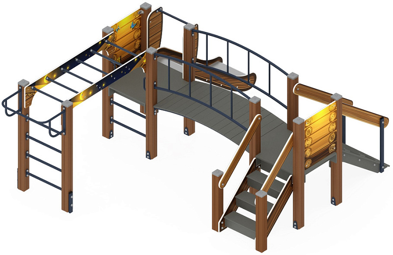 Карапуз (Эко) - ДИК 1.001.05-02 - Игровой комплекс Н=750