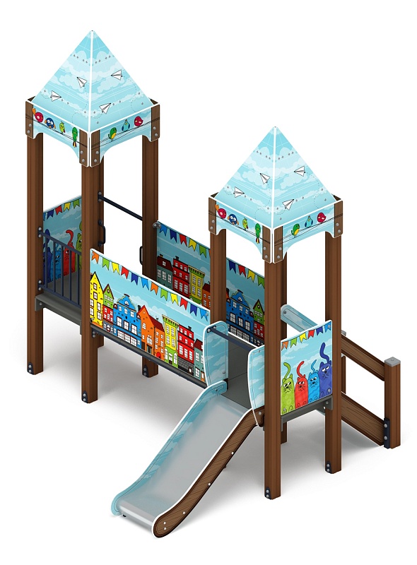 Королевство (Коты) - ДИК 1.15.02-21 - Игровой комплекс H=750