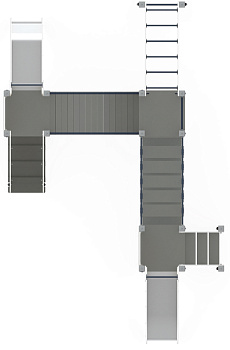 Карапуз (Эко) - ДИК 1.001.08-02 - Игровой комплекс Н=750