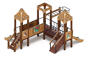 Королевство (Картонное) - ДИК 1.15.08-22 - Игровой комплекс H=750