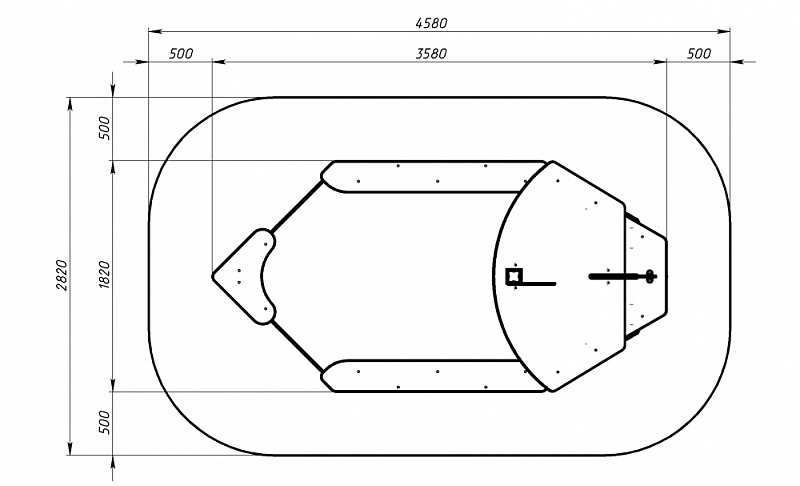 Песочница большая Катерок - ИО 5.03.02-03