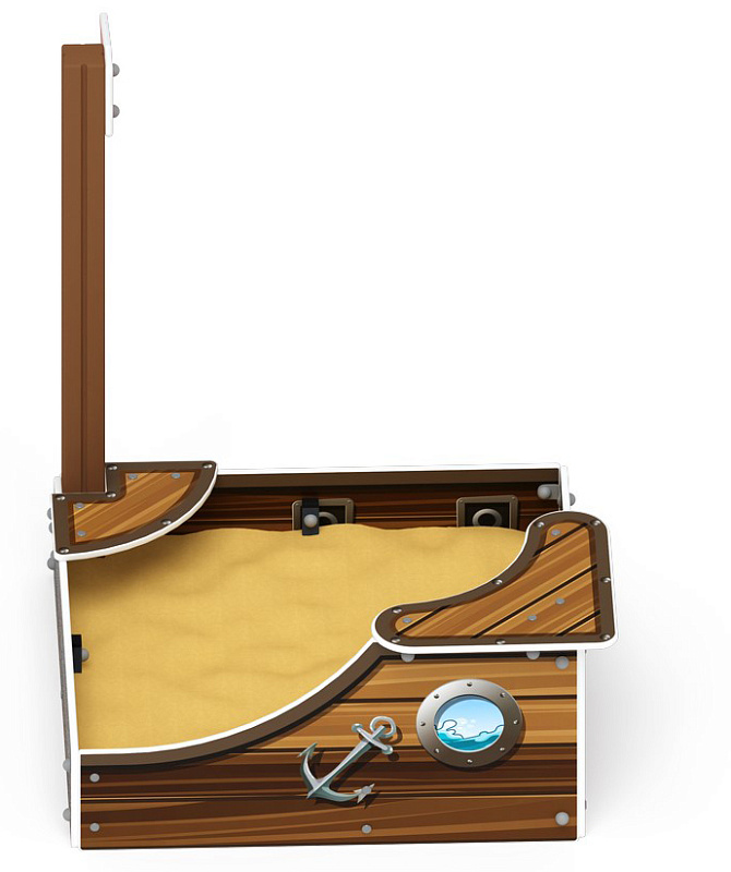 Песочница средняя Кораблик - ИО 5.03.01-02