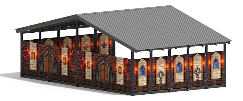 Теневой навес (Замок. Средневековый) - МФ 70.8.5-11