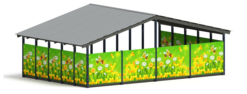 Теневой навес (Пчёлка) - МФ 70.8.5-05