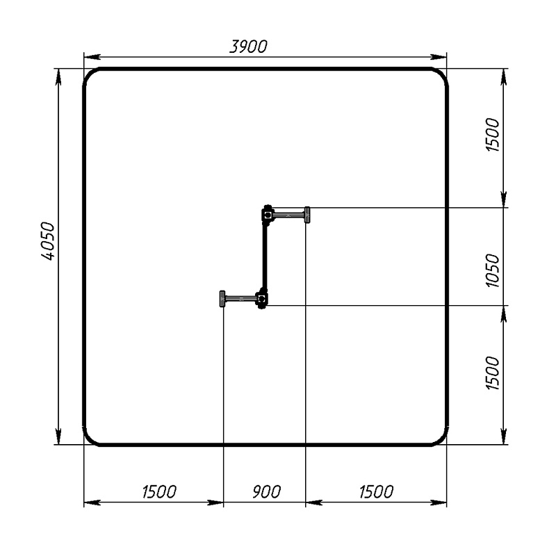 Стенка для лазанья тип 3 - СО 1.20.06-01 (розовый принт)