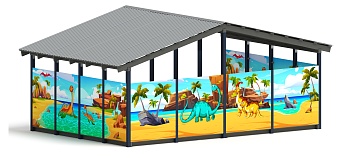 Теневой навес (Дино) - МФ 70.6.4-13