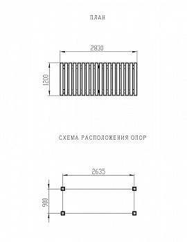 Пергола (Город) - МФ 77.06.01-05 /без поликарбоната/