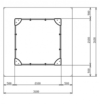 Песочница большая (Ракушки) - ИО 5.01.03-01