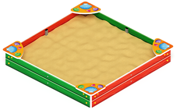 Песочница средняя (Ракушки) - ИО 5.01.02-01