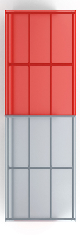 Навес для колясок (2 секции) МФ 742.01-02