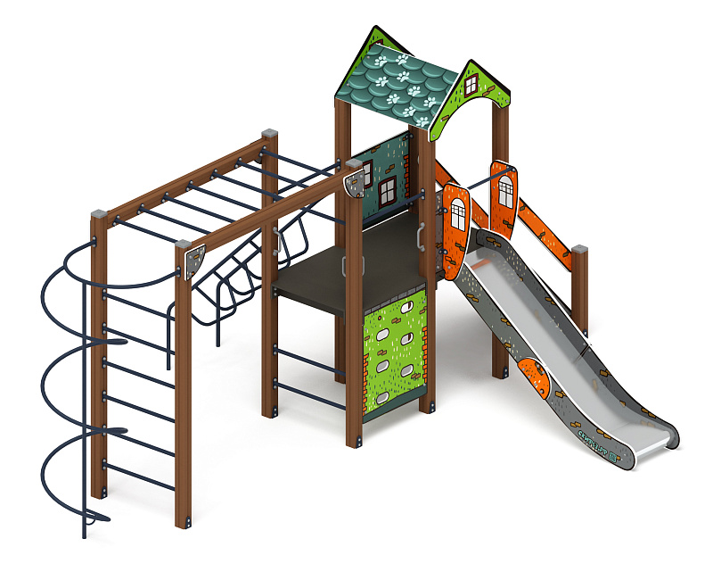 Играйте с нами (Город) - ДИК 2.01.1.08-01 - Игровой комплекс H=1200