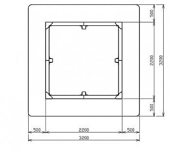 Песочница Солнышко большая - ИО 5.01.13-И1