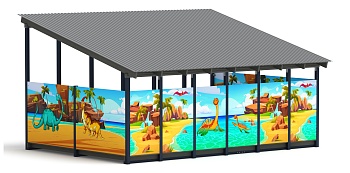 Теневой навес (Дино) - МФ 71.6.4-13