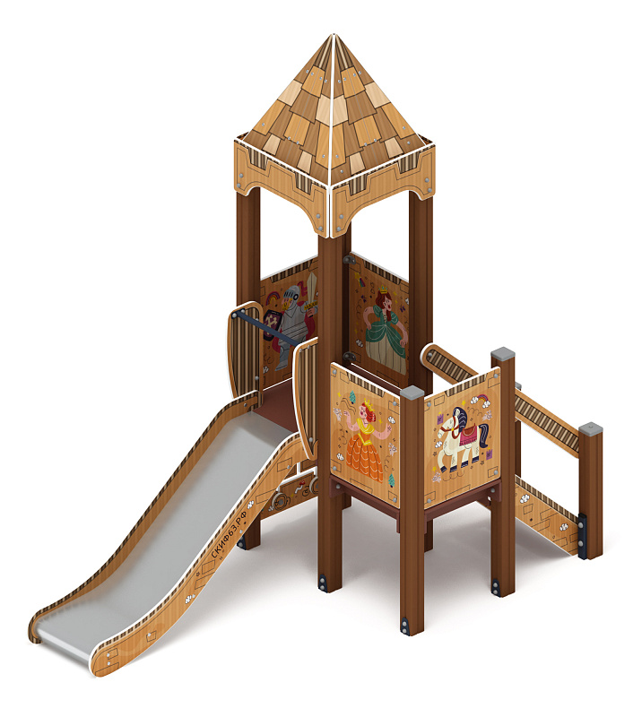 Королевство (Картонное) - ДИК 1.15.01-22 - Игровой комплекс H=900
