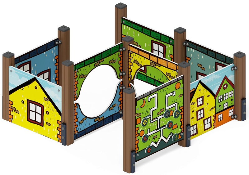 Лабиринт кубик 1 (город)  МФ 20.01.01-01.И1