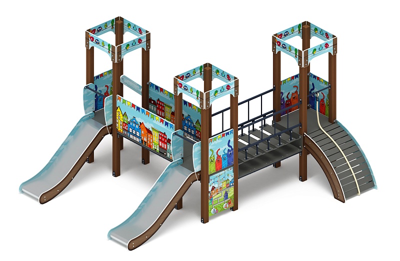 Королевство (Коты) - ДИК 1.15.03-11 - Игровой комплекс H=900