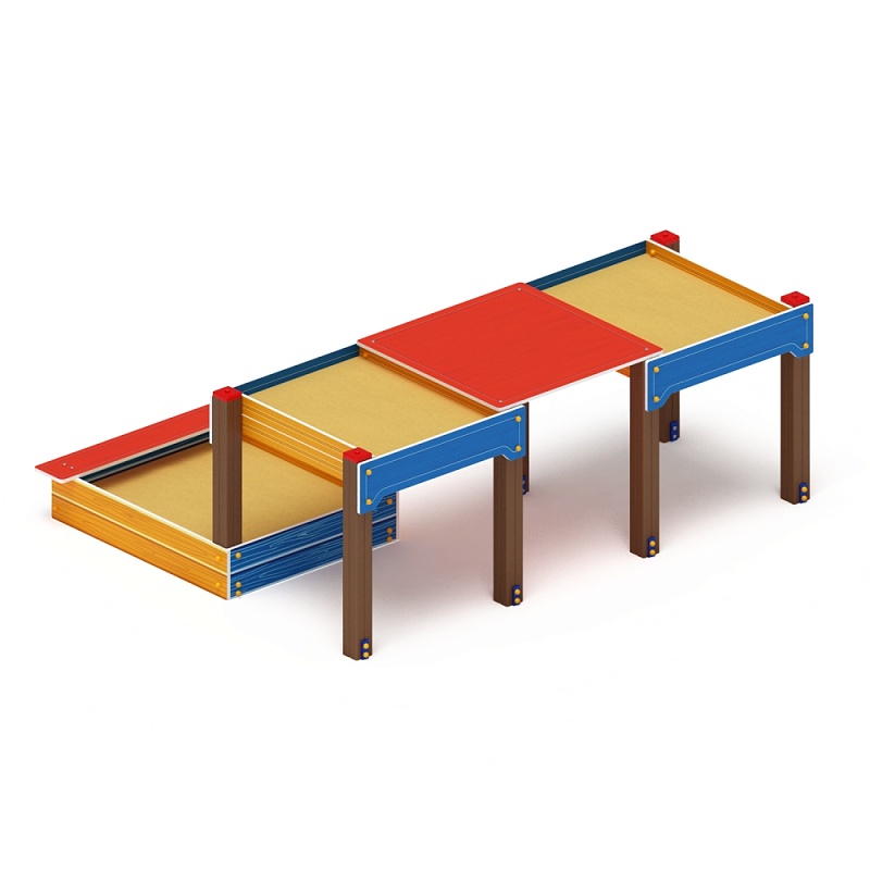 Песочница тройная комбинированная - ДОВ 50.01.06 - Забота