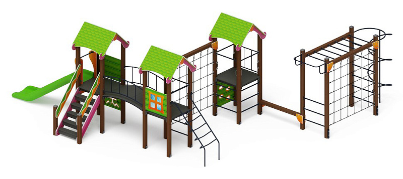 Лукоморье - ДИК 2.25.07-01 - Игровой комплекс H=1200