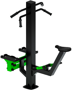 Степ+Вело (зеленый) - Уличный тренажер - СТ 018-12.И1