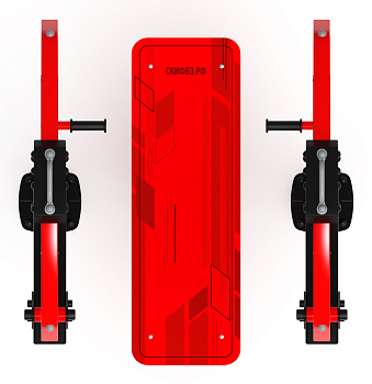 Жим лежа (красный) - Уличный тренажер - СТ 026-11.П