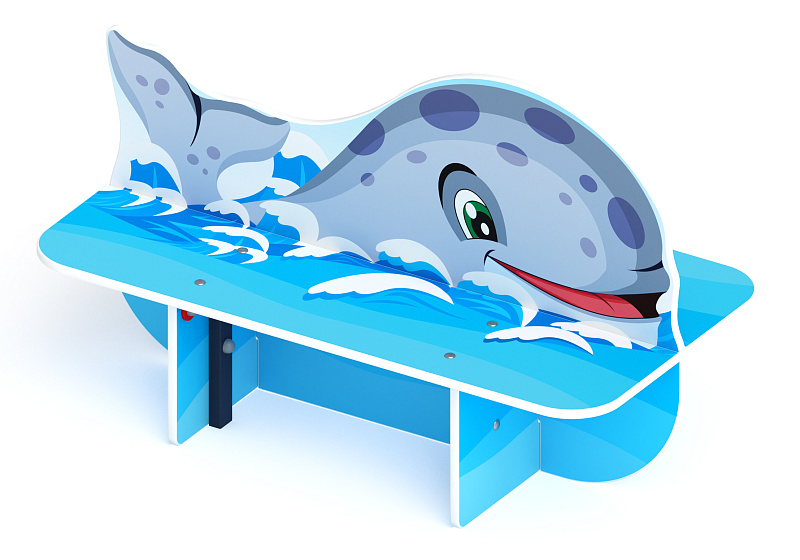 Кит - Скамейка детская - МФ 41.17.01