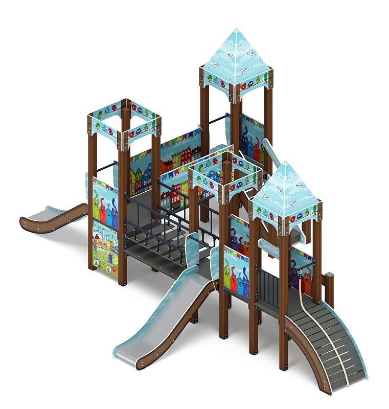 Королевство (Коты) - ДИК 1.15.04-21 - Игровой комплекс H=900